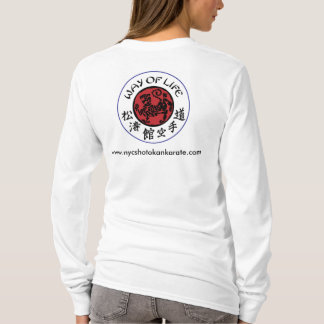 Camiseta Hoodie das senhoras de Shotokan do modo de vida