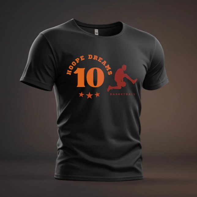 Camiseta Hoodie de Arte de Basquete - Juro desportivo Negri (Criador carregado)