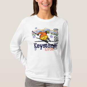 Camiseta Hoodie de esqui Keystone Colorado
