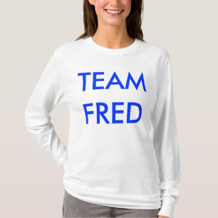 CAMISETA HOODIE DE FRED DA EQUIPE PARA SENHORAS