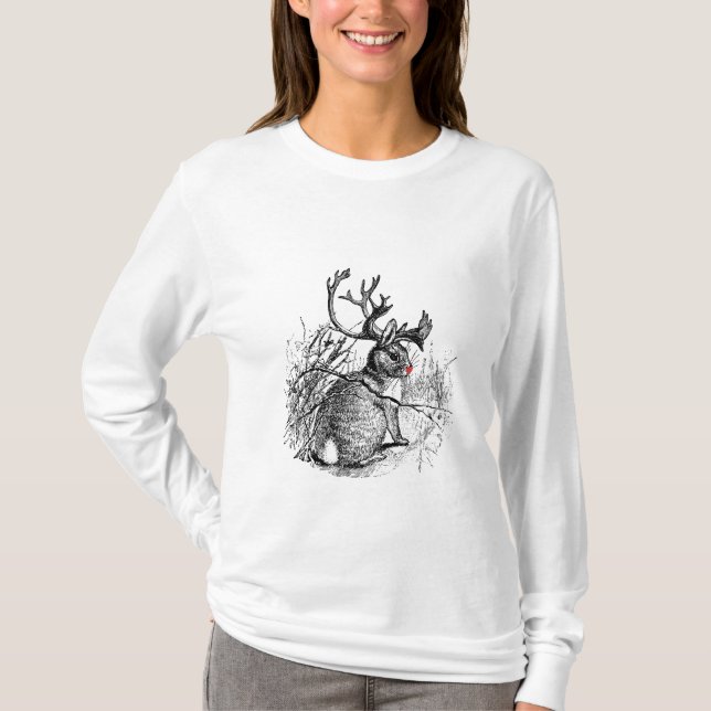 Camiseta Hoodie de Jackalope (Frente)