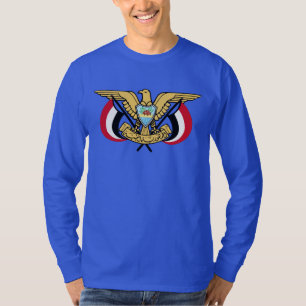 Camiseta Hoodie do emblema nacional de Yemen