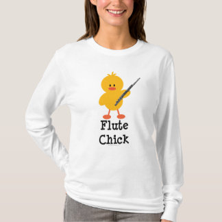 Camiseta Hoodie do pintinho da flauta