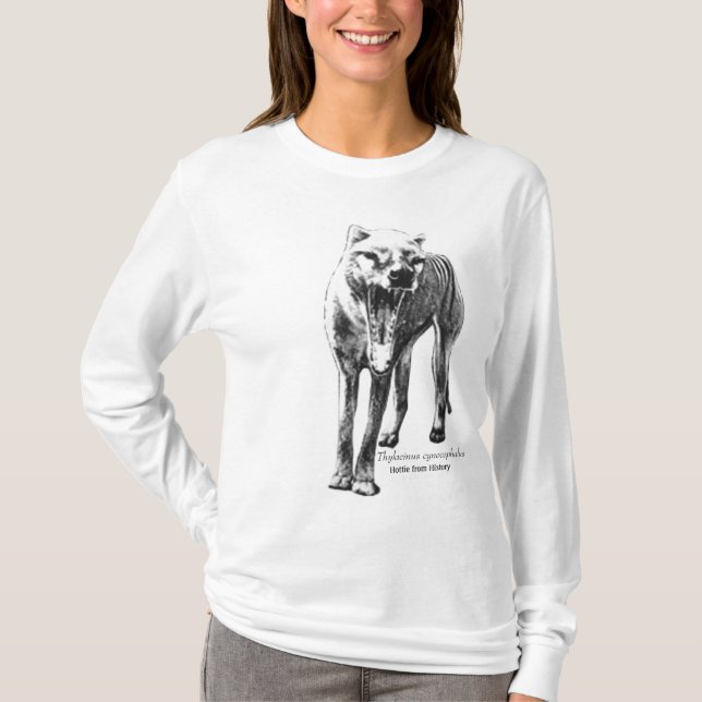 Camiseta Hoodie do Thylacine (Frente)