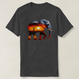 Camiseta Hoodie, Elefante Africano