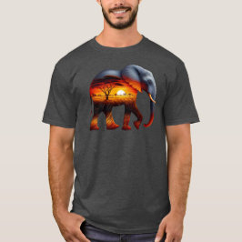 Camiseta Hoodie, Elefante Africano