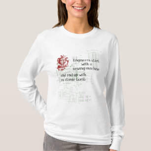 Camiseta Hoodie engraçado das citações do engenheiro