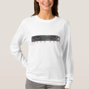 Camiseta Hoodie Eyed cruz no rosa