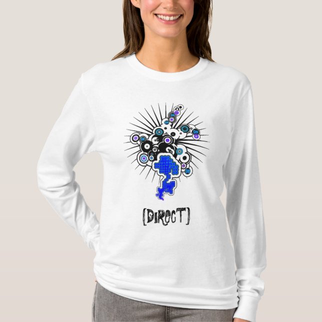 Camiseta Hoodie feminino do ponto do DS (Frente)