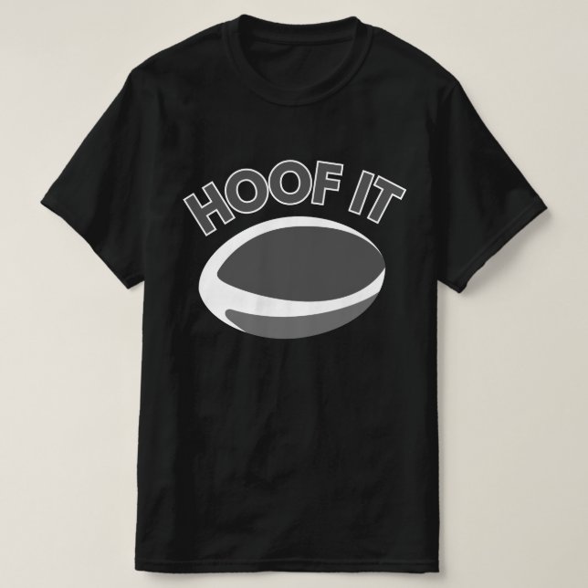 Camiseta Hoof It - Rugby (Frente do Design)