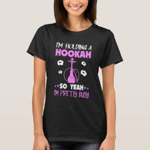 Camiseta Hookah Smoghile Narghile Smoker Hookah Holding