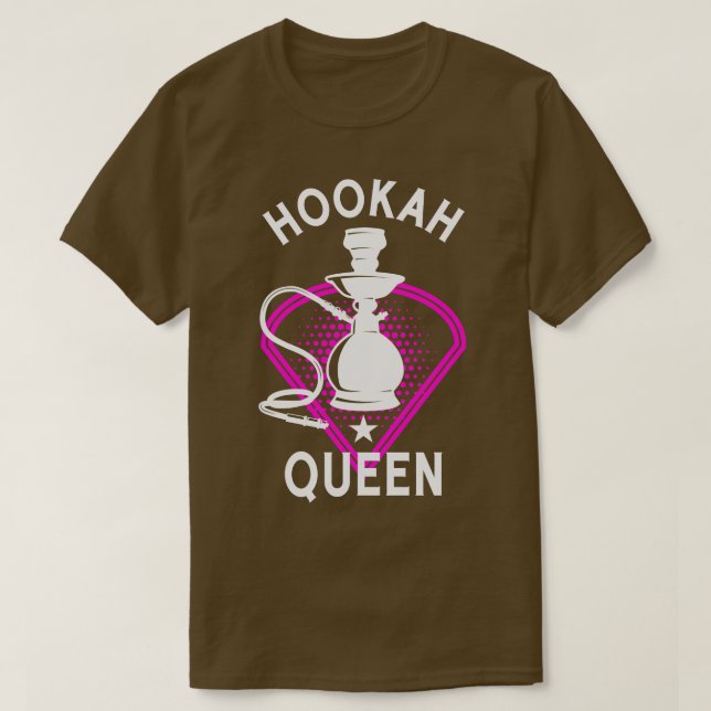 Camiseta Hookah Water Pipe Shisha Vaper Women (Frente do Design)