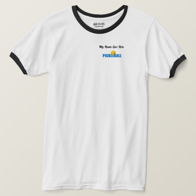 Camiseta Hooked on Pickleball -  Men's (Frente do Design)