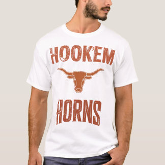 Camiseta Hook'em Horns - Texas Bull Head with Longhorn