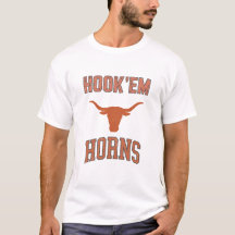 Hook'em horns - Texas Bull Head with Longhorns