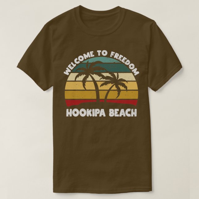 Camiseta Hookipa Beach Bem-vindo ao Tropical Summer Hawaii (Frente do Design)