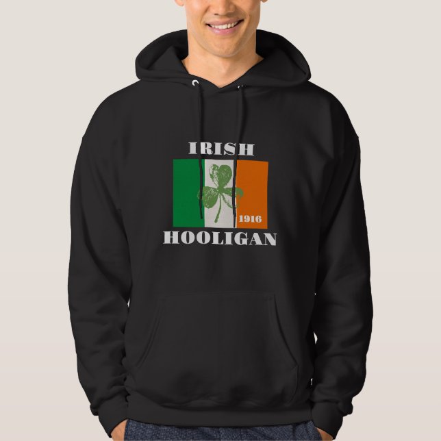 Camiseta Hooligan Hooded Irlandesa (Frente)