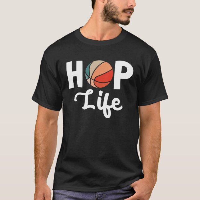 Camiseta Hoop Life Shooting Guard Basketball Game Dribbling (Frente)