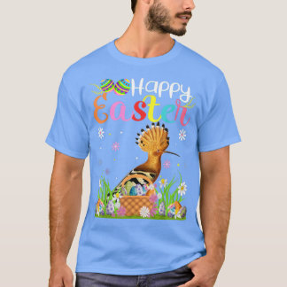 Camiseta Hoopoes Bird Bunny Ovo Caçando Hoopoes Engraçados 