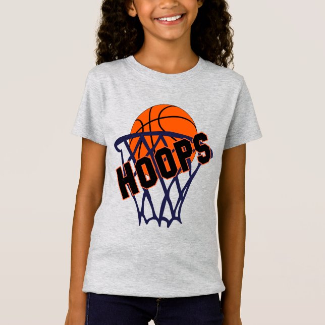 Camiseta Hoops Basball e Net Girls Tee (Frente)