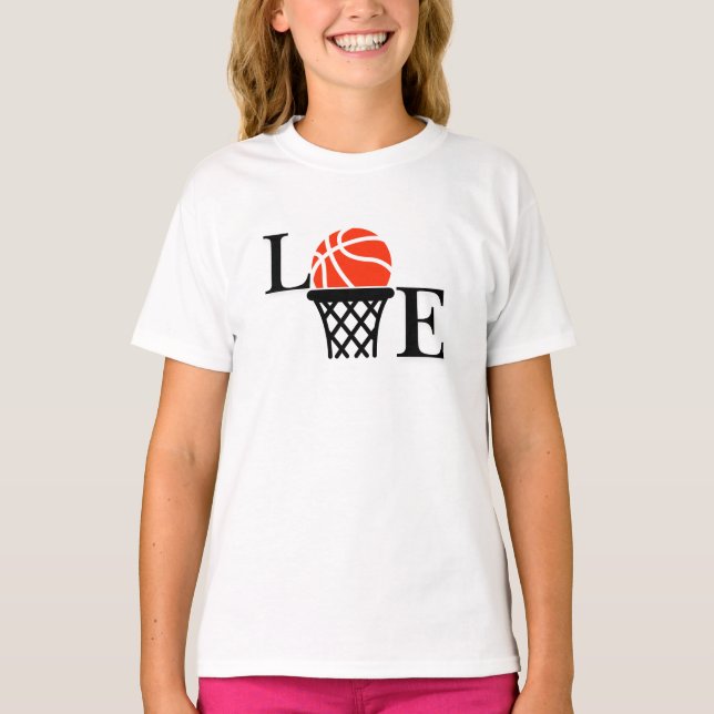 Camiseta Hoops de basquete, Presente de Jogador de Basquete (Frente)