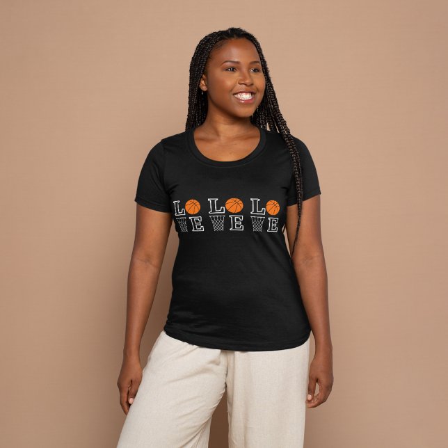 Camiseta Hoops de basquete, Presente de Jogador de Basquete (Criador carregado)