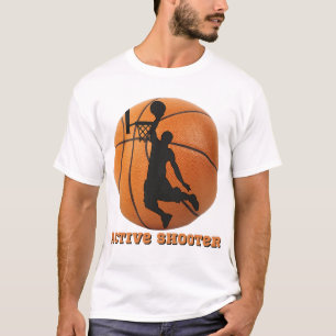 Camiseta Hoops de jogador de tiro ativo de basquete