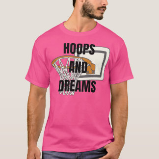 Camiseta Hoops E Sonhos - Logotipo De Basquete