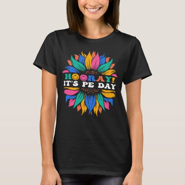 Camiseta "Hooray It's PE Day Physical Education" (Frente)