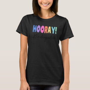 Camiseta Hooray Kindergarten Professora Elementar Co