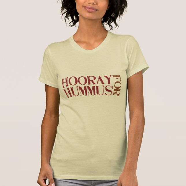 Camiseta Hooray para Hummus (Frente)