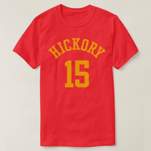 Camiseta Hoosiers Jimmy Chitwood Hickory Jersey FrontBack P (Frente do Design)
