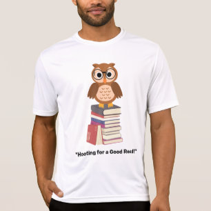 Camiseta "Hoot for a Good Read!" Amante de livros