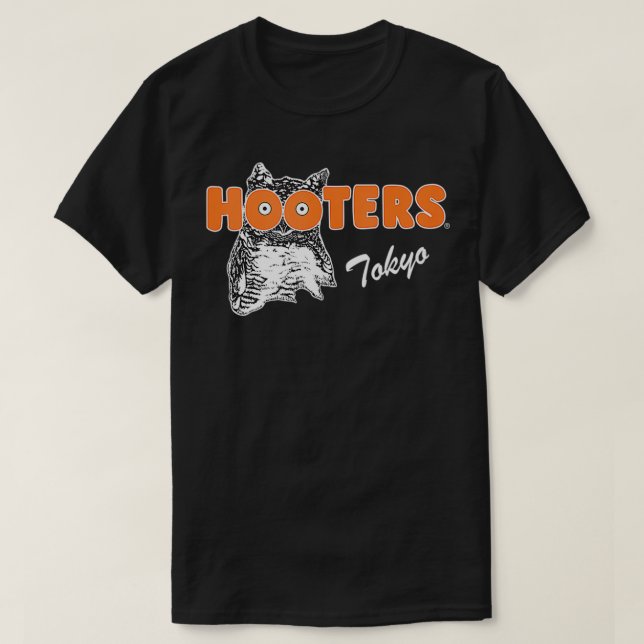 Camiseta Hooters Tokyo (Frente do Design)