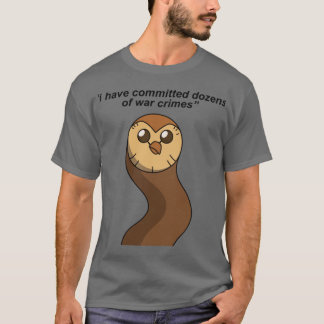 Camiseta Hooty has committed war crime Perfect Gift Owl hou