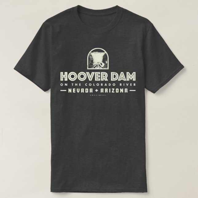 Camiseta Hoover Dam Tan (Frente do Design)