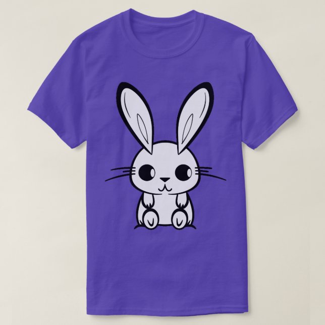 Camiseta Hop into Spring with this Adorable 2D Easter Bunny (Frente do Design)