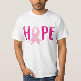 Camiseta Hope Breast Cancer Awareness T-Shirt – Pink Ribbon