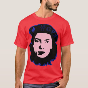 Camiseta HOPE Emily Dickinson Che Guevara art Dark Blue ver