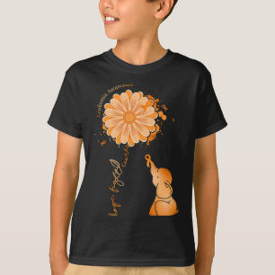 Camiseta Hope Fight Cure Sunflower Elephemia Awaren