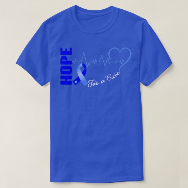 Camiseta Hope for a cure hydrocephalus awareness ribbon (Frente do Design)