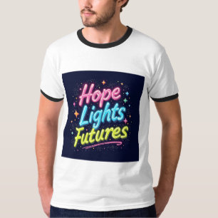Camiseta Hope Ilumina Futuros - Tocador Futurista e Vibrant