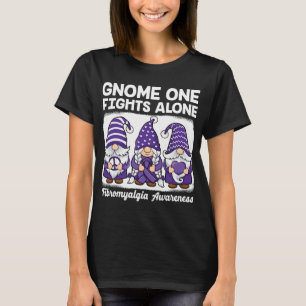 Camiseta Hope Love Gnomos Roxo Fibromialgia Awaren