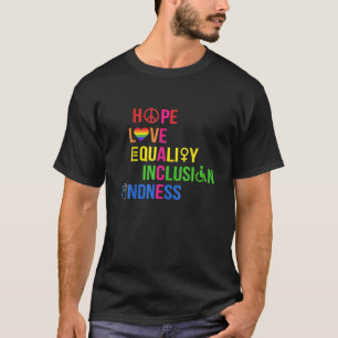 Camiseta Hope Love Igualdade Symon For Men Women