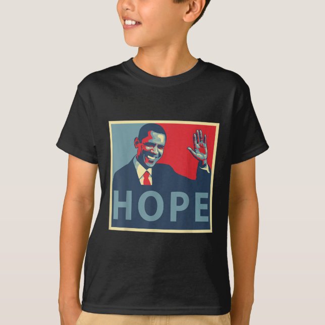 Camiseta Hope Obama 44 Presidente (Frente)