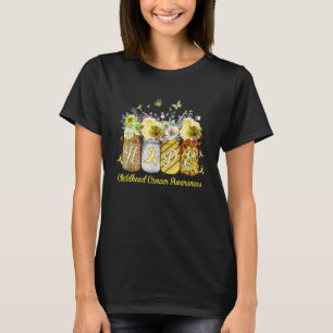 Camiseta Hope Ouro Flower Jars Breast Chilhood Aw