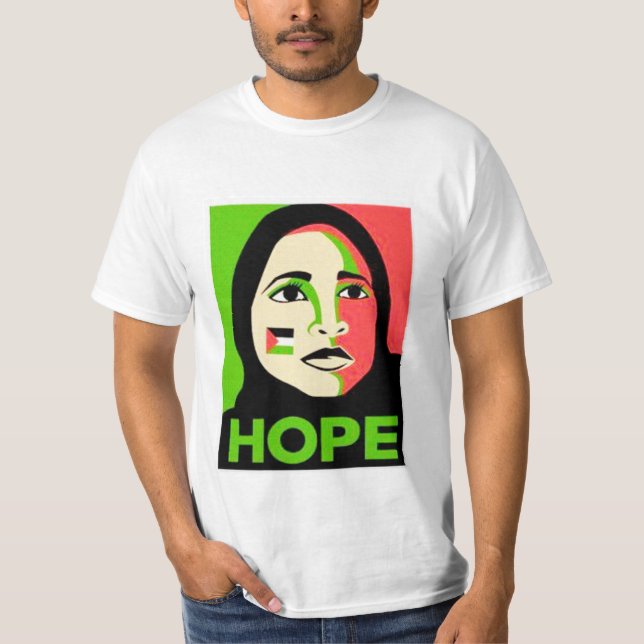 Camiseta hope Palestina 2014 (Frente)