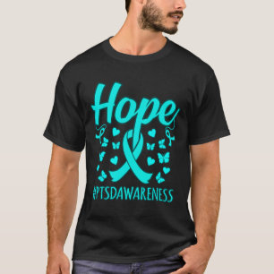 Camiseta Hope Ptsd Stress Awarness Suporte Gráfico