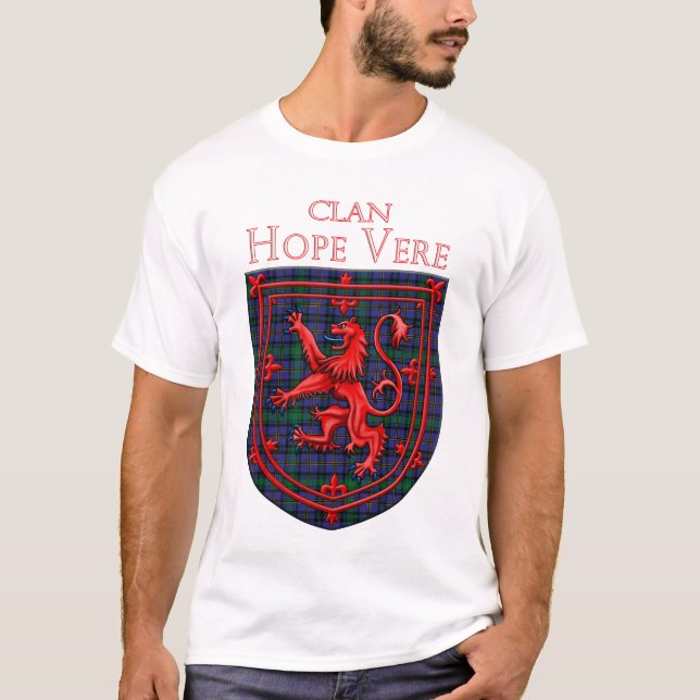 Camiseta Hope Vere Tartan Scottish Plaid (Frente)
