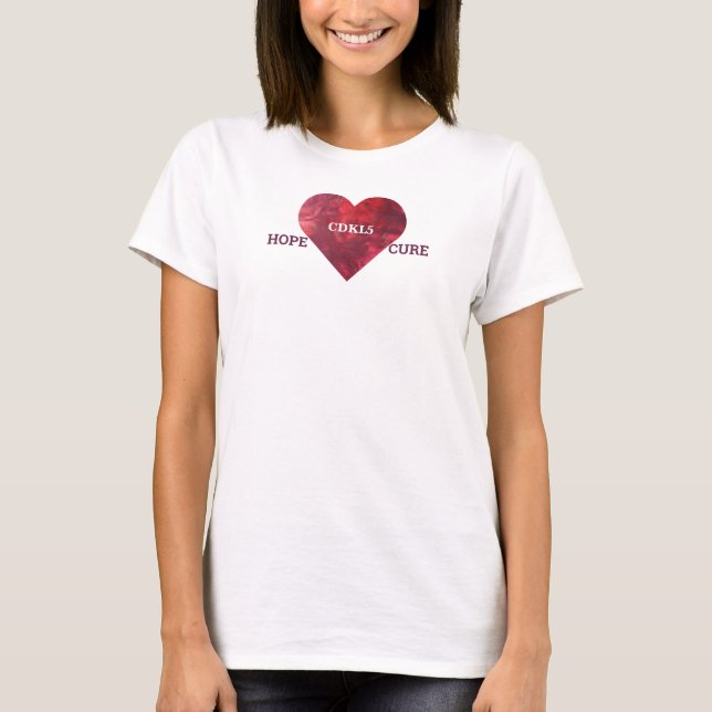 Camiseta HopeLoveCure CDKL5 (Frente)